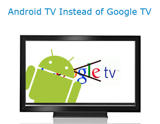 Android TV instead of Google TV by www.vipstech.com