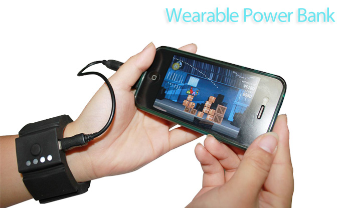 Wearable power bank - by power bank manufacturer www.vipstech.com