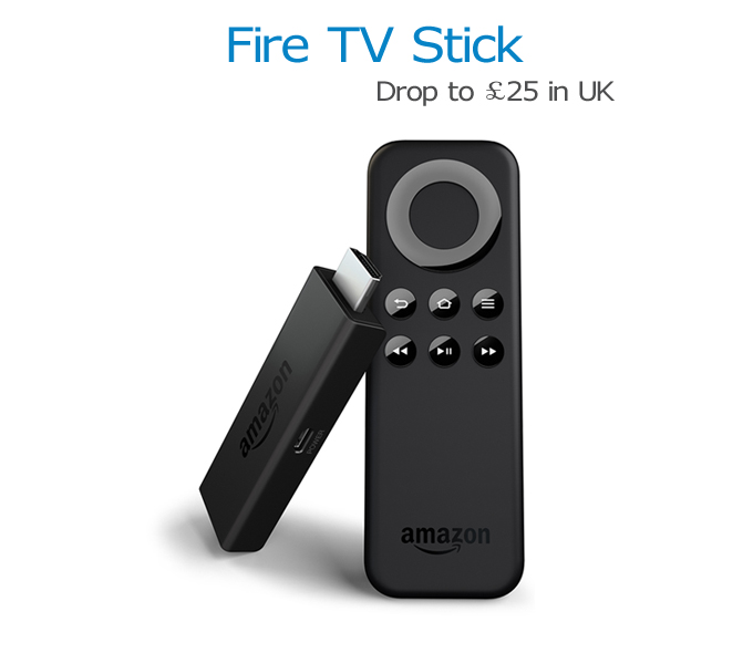 Amazon Fire TV Stick UK Drops To 25 Pounds